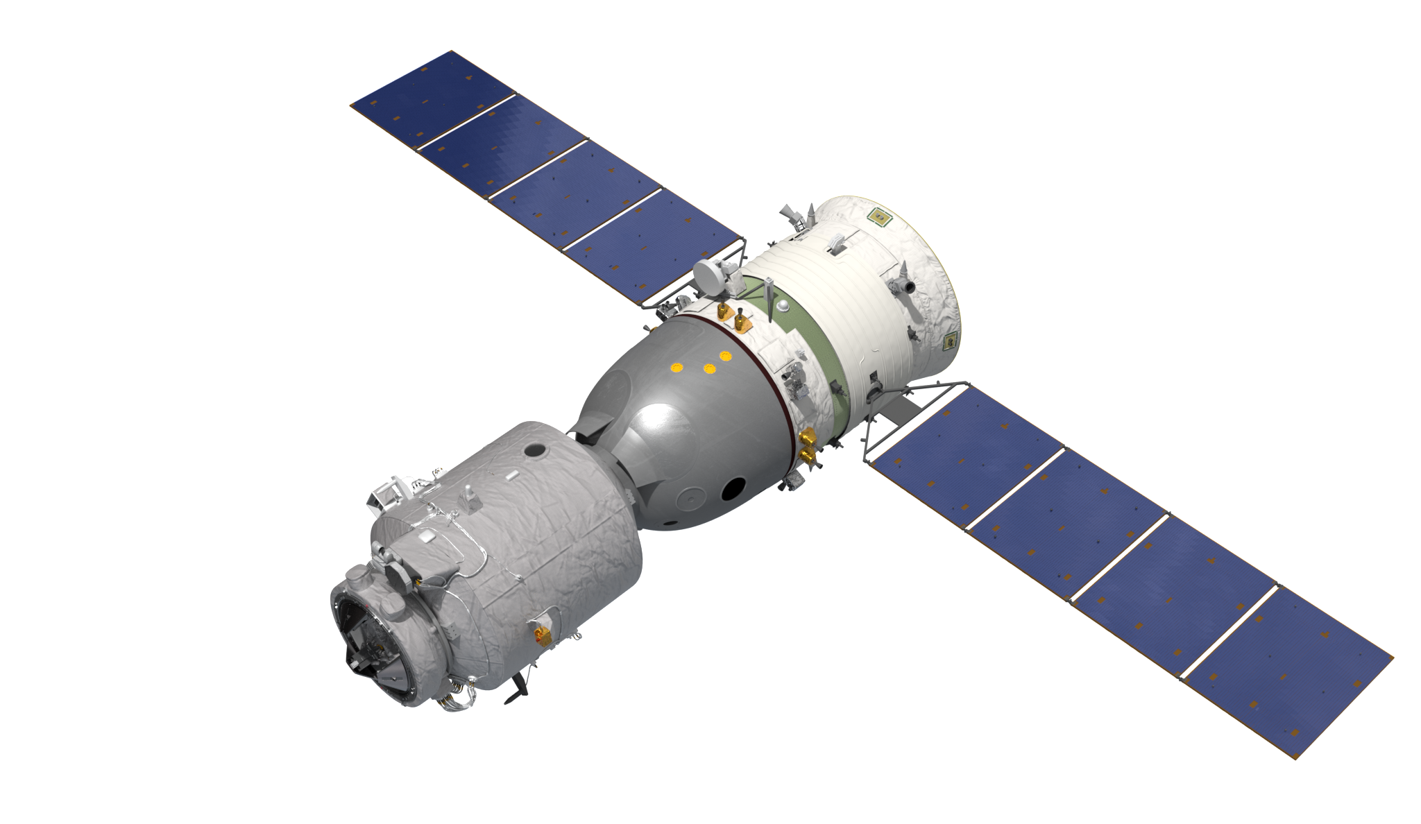 A render of a Shenzhou spacecraft.  ©China Manned Space Agency